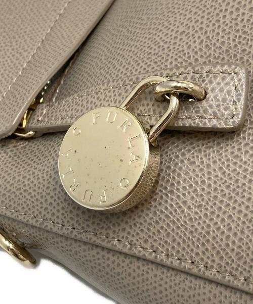 FURLA（フルラ）FURLA (フルラ) パイパー レザー 2WAYショルダー ハンドバッグ グレーの古着・服飾アイテム