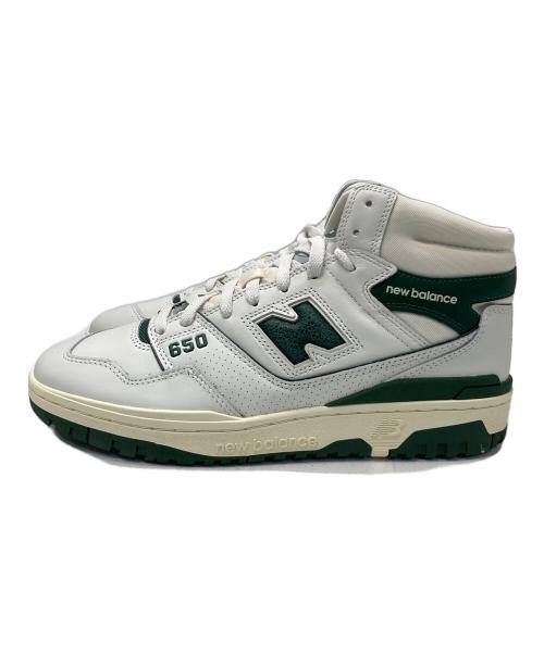 NEW BALANCE（ニューバランス）NEW BALANCE (ニューバランス) Aime Leon Dore (エメ レオン ドレ) 650R Green / スニーカー ホワイト サイズ:29cmの古着・服飾アイテム