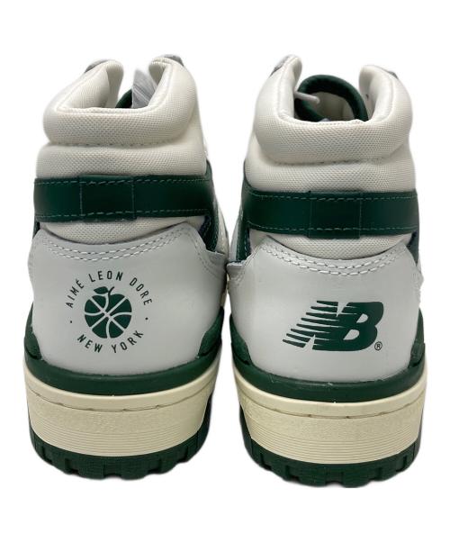 NEW BALANCE（ニューバランス）NEW BALANCE (ニューバランス) Aime Leon Dore (エメ レオン ドレ) 650R Green / スニーカー ホワイト サイズ:29cmの古着・服飾アイテム