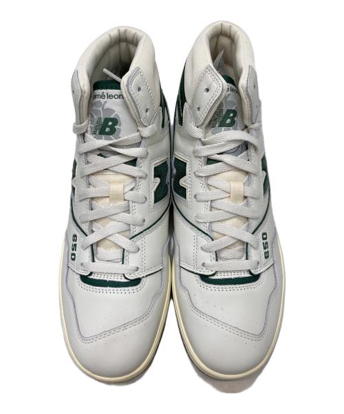 NEW BALANCE（ニューバランス）NEW BALANCE (ニューバランス) Aime Leon Dore (エメ レオン ドレ) 650R Green / スニーカー ホワイト サイズ:29cmの古着・服飾アイテム