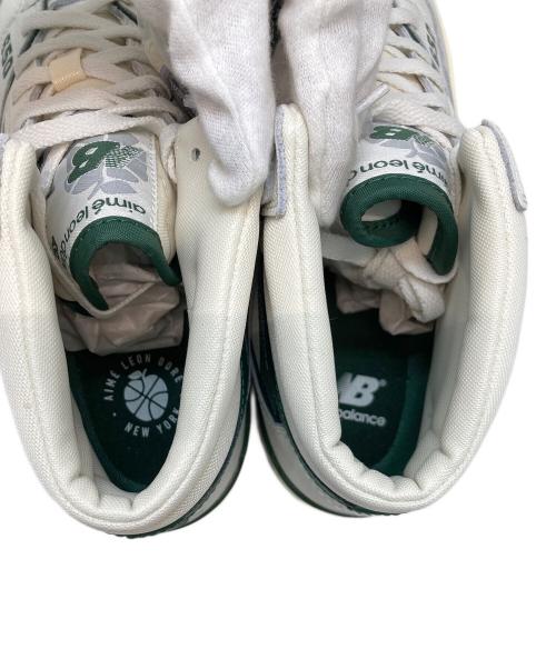 NEW BALANCE（ニューバランス）NEW BALANCE (ニューバランス) Aime Leon Dore (エメ レオン ドレ) 650R Green / スニーカー ホワイト サイズ:29cmの古着・服飾アイテム