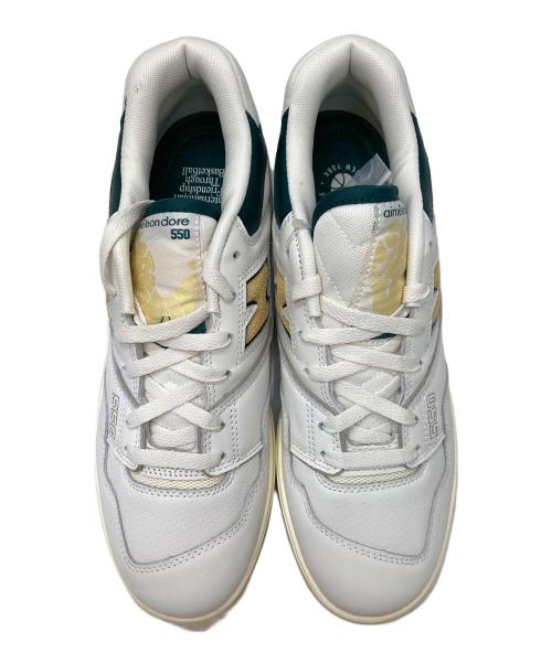 NEW BALANCE（ニューバランス）NEW BALANCE (ニューバランス) Aime Leon Dore (エメ レオン ドレ) P550 Yellow / スニーカー ホワイト サイズ:29cmの古着・服飾アイテム