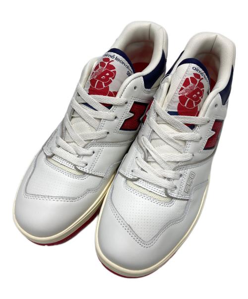 NEW BALANCE（ニューバランス）NEW BALANCE (ニューバランス) Aime Leon Dore (エメ レオン ドレ) P550 RED / スニーカー ホワイト サイズ:29cm 未使用品の古着・服飾アイテム
