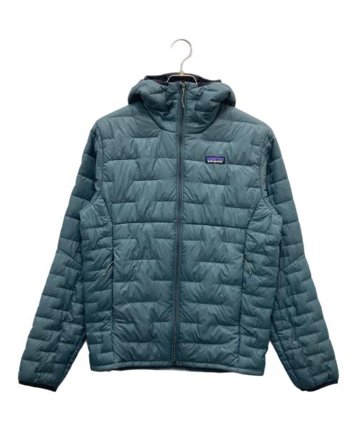 Patagonia（パタゴニア）Patagonia (パタゴニア) マイクロ・パフ・フーディ ブルー サイズ:Sの古着・服飾アイテム