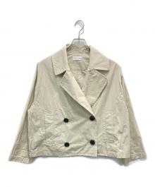 HUIS（ハウス）の古着「ダウンプルーフコットンPコートジャケット」｜ベージュ