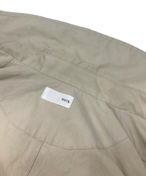 HUIS（ハウス）HUIS (ハウス) ダウンプルーフコットンPコートジャケット ベージュ サイズ:FREEの古着・服飾アイテム