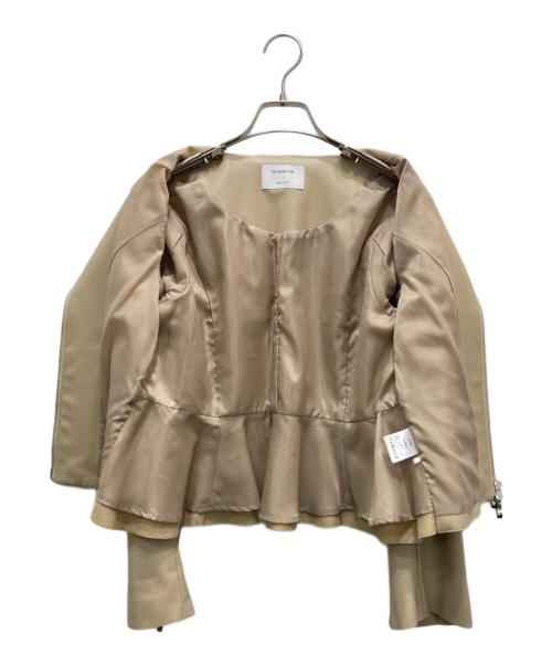 MARIED'OR（マリードール）MARIED'OR (マリードール) スプリング レザージャケット ベージュ サイズ:1の古着・服飾アイテム