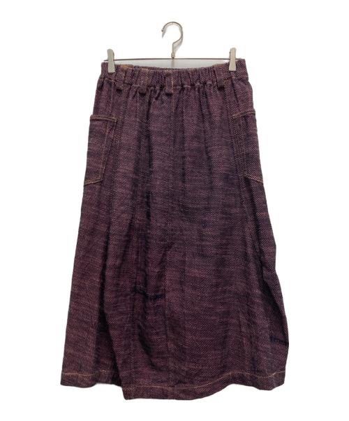 tamaki niime（タマキ ニイメ）tamaki niime (タマキ ニイメ) 360℃デニムスカート ピンク×ブラック サイズ:2の古着・服飾アイテム