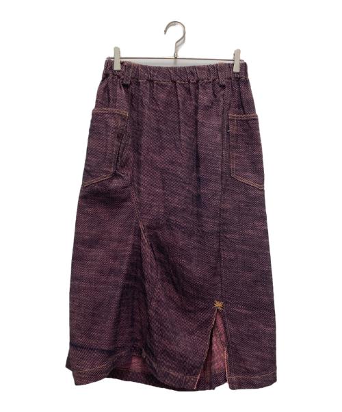 tamaki niime（タマキ ニイメ）tamaki niime (タマキ ニイメ) 360℃デニムスカート ピンク×ブラック サイズ:2の古着・服飾アイテム