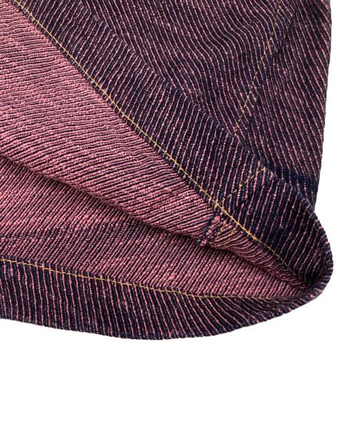 tamaki niime（タマキ ニイメ）tamaki niime (タマキ ニイメ) 360℃デニムスカート ピンク×ブラック サイズ:2の古着・服飾アイテム