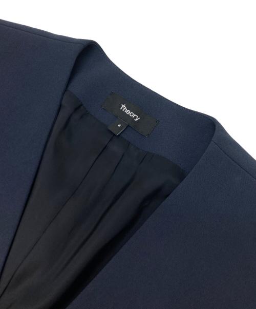 theory（セオリー）theory (セオリー) Admiral Crepe Lindrayia Jacket ネイビー サイズ:4の古着・服飾アイテム