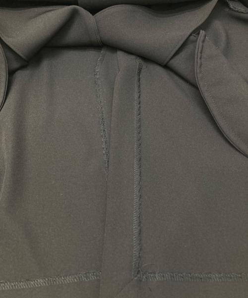 CHRONICLE（クロニクル）CHRONICLE (クロニクル) ダブルボタンノーカラージャケット ブラック サイズ:2の古着・服飾アイテム