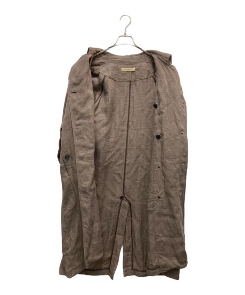 SUZUKI TAKAYUKI（スズキタカユキ）SUZUKI TAKAYUKI (スズキタカユキ) over coat ブラウンの古着・服飾アイテム