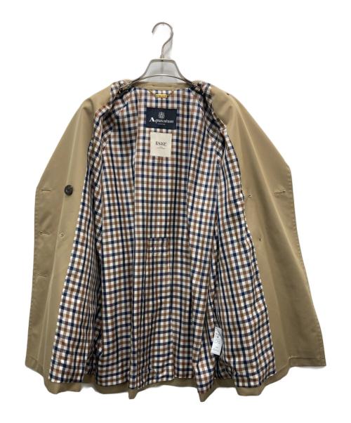 Aquascutum（アクアスキュータム）Aquascutum (アクアスキュータム) JOURNAL STANDARD L’essage (ジャーナルスタンダードレサージュ) ショートトレンチコート ブラウン サイズ:不明（実寸参照）の古着・服飾アイテム