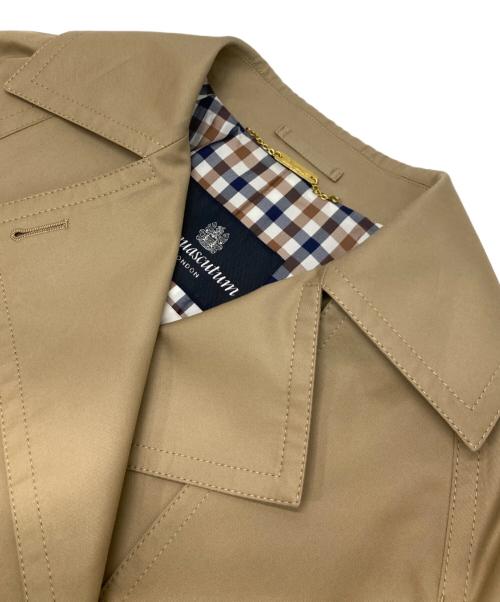 Aquascutum（アクアスキュータム）Aquascutum (アクアスキュータム) JOURNAL STANDARD L’essage (ジャーナルスタンダードレサージュ) ショートトレンチコート ブラウン サイズ:不明（実寸参照）の古着・服飾アイテム