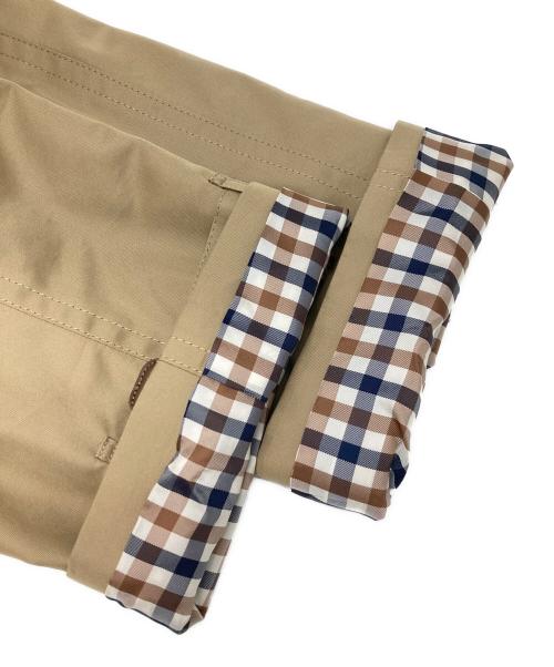 Aquascutum（アクアスキュータム）Aquascutum (アクアスキュータム) JOURNAL STANDARD L’essage (ジャーナルスタンダードレサージュ) ショートトレンチコート ブラウン サイズ:不明（実寸参照）の古着・服飾アイテム