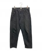 CIOTAシオタ）の古着「スビンコットン 13.5oz ワイドテーパードデニム」｜ブラック