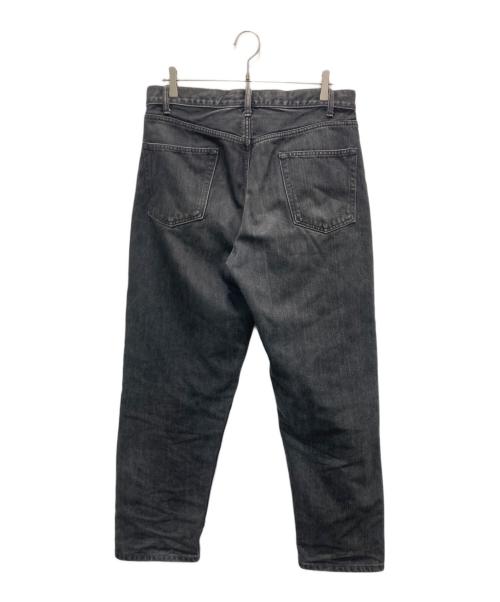 CIOTA（シオタ）CIOTA (シオタ) スビンコットン 13.5oz ワイドテーパードデニム ブラック サイズ:W32の古着・服飾アイテム