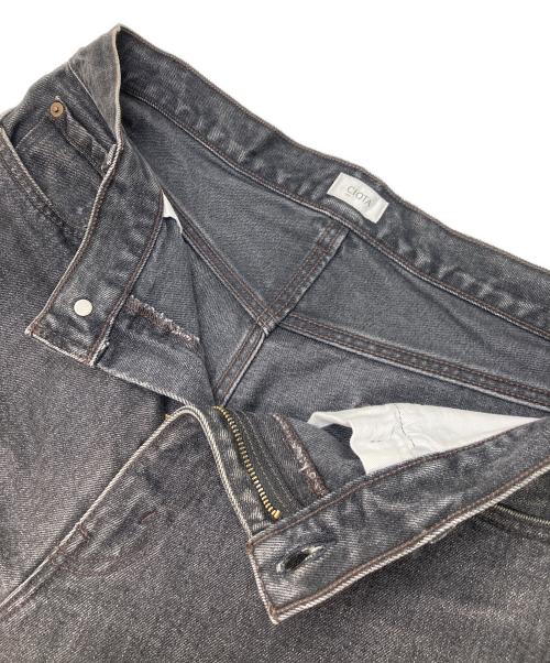 CIOTA（シオタ）CIOTA (シオタ) スビンコットン 13.5oz ワイドテーパードデニム ブラック サイズ:W32の古着・服飾アイテム