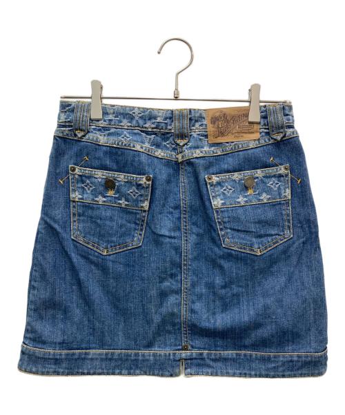 LOUIS VUITTON（ルイ ヴィトン）LOUIS VUITTON (ルイ ヴィトン) モノグラムデニムスカート ブルー サイズ:36の古着・服飾アイテム