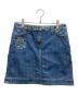 LOUIS VUITTON（ルイ ヴィトン）の古着「モノグラムデニムスカート」｜ブルー