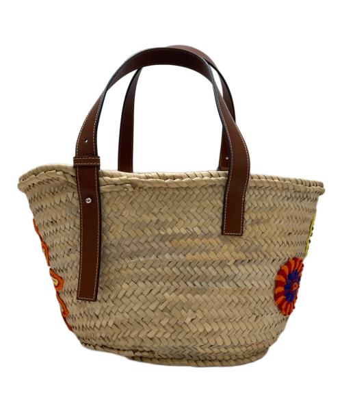 LOEWE（ロエベ）LOEWE (ロエベ) バスケットフラワーバッグ ブラウンの古着・服飾アイテム