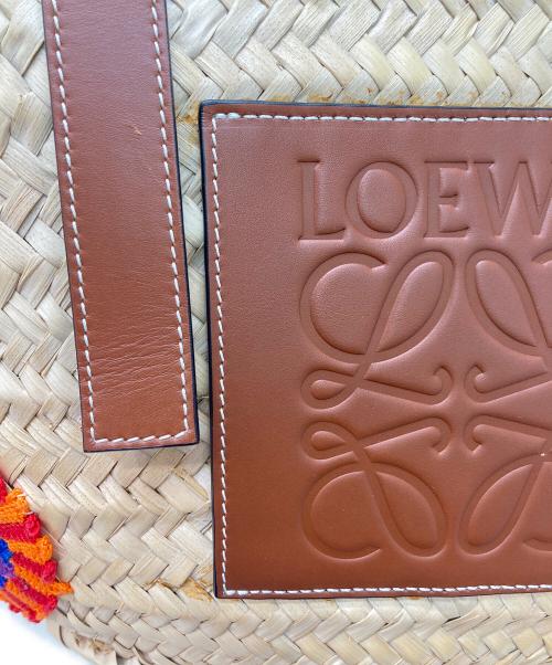 LOEWE（ロエベ）LOEWE (ロエベ) バスケットフラワーバッグ ブラウンの古着・服飾アイテム