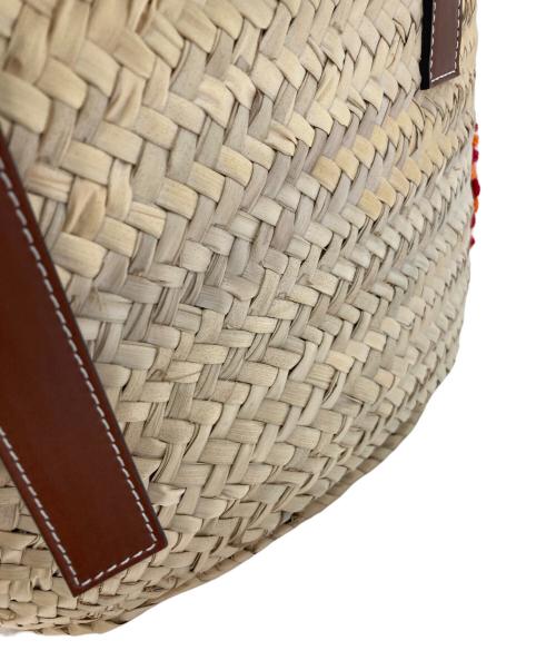 LOEWE（ロエベ）LOEWE (ロエベ) バスケットフラワーバッグ ブラウンの古着・服飾アイテム