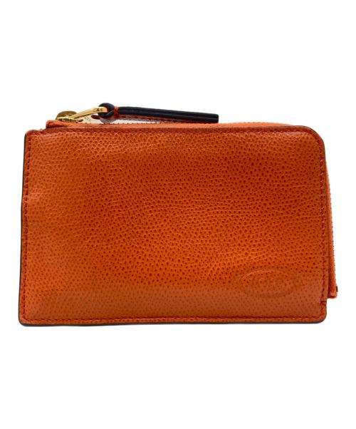 TOD'S（トッズ）TOD'S (トッズ) レザークレジットカードケース オレンジの古着・服飾アイテム