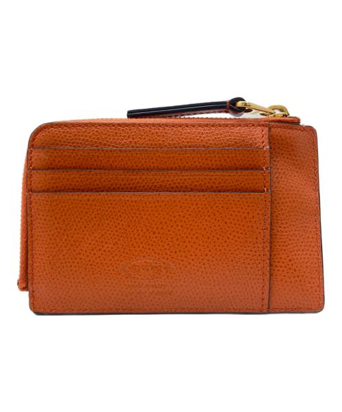 TOD'S（トッズ）TOD'S (トッズ) レザークレジットカードケース オレンジの古着・服飾アイテム