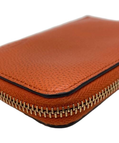TOD'S（トッズ）TOD'S (トッズ) レザークレジットカードケース オレンジの古着・服飾アイテム