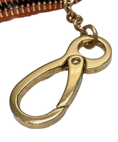 TOD'S（トッズ）TOD'S (トッズ) レザークレジットカードケース オレンジの古着・服飾アイテム