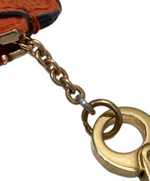 TOD'S（トッズ）TOD'S (トッズ) レザークレジットカードケース オレンジの古着・服飾アイテム