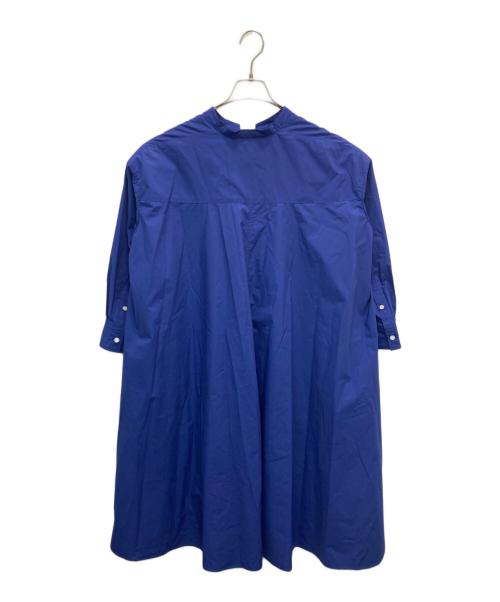 23区（ニジュウサンク）23区 (ニジュウサンク) ロングシャツワンピース ブルー サイズ:38の古着・服飾アイテム