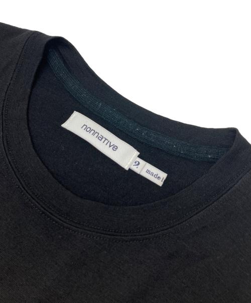 nonnative（ノンネイティブ）nonnative (ノンネイティブ) DWELLER L/S TEE WOOL JERSEY ブラック サイズ:2の古着・服飾アイテム