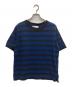 MHL（エムエイチエル）の古着「ボーダーTシャツ」｜ブルー×ブラック