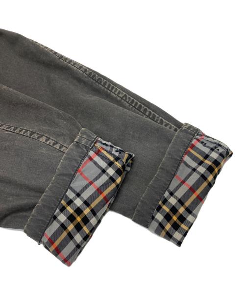 COMME des GARCONS HOMME（コムデギャルソン オム）COMME des GARCONS HOMME (コムデギャルソン オム) 裏地チェック製品染めテーラードジャケット グレー サイズ:Sの古着・服飾アイテム