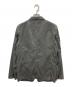 COMME des GARCONS HOMME (コムデギャルソン オム) 裏地チェック製品染めテーラードジャケット グレー サイズ:S：9000円