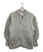 CLANEクラネ）の古着「カラーモヘアシャギーカーディガン」｜グレー