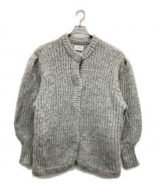 CLANE（クラネ）の古着「カラーモヘアシャギーカーディガン」｜グレー