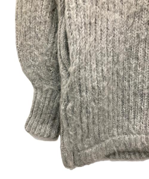 CLANE（クラネ）CLANE (クラネ) カラーモヘアシャギーカーディガン グレー サイズ:1の古着・服飾アイテム