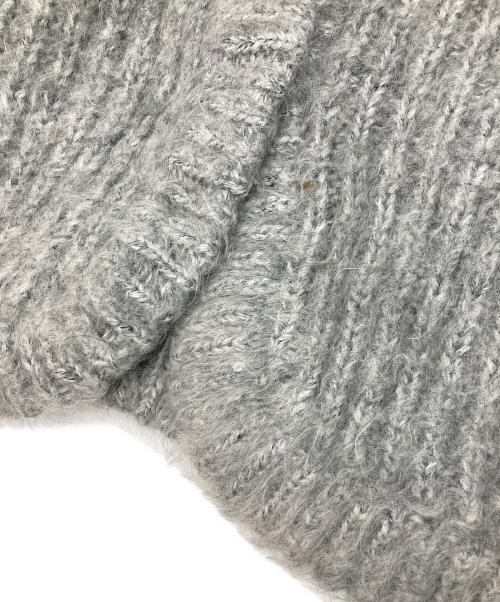 CLANE（クラネ）CLANE (クラネ) カラーモヘアシャギーカーディガン グレー サイズ:1の古着・服飾アイテム