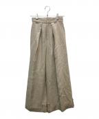 TEECHIティーチ）の古着「リネンパンツ」｜ベージュ
