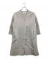 ADORE（アドーア）の古着「ノーカラーリバーコート」｜グレー