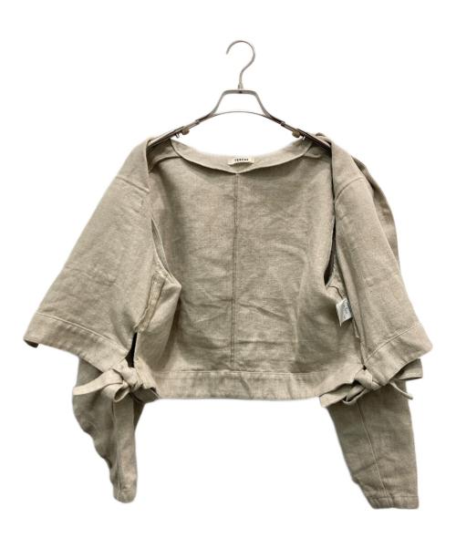 TEECHI（ティーチ）TEECHI (ティーチ) ワッフ サイドスリットジャケット ベージュ サイズ:38の古着・服飾アイテム