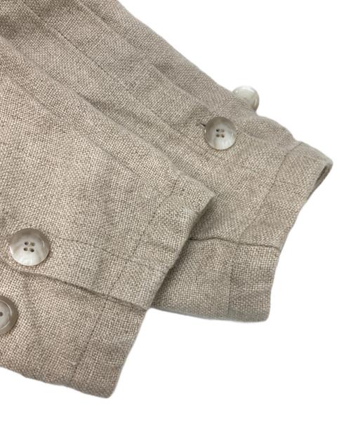 TEECHI（ティーチ）TEECHI (ティーチ) ワッフ サイドスリットジャケット ベージュ サイズ:38の古着・服飾アイテム