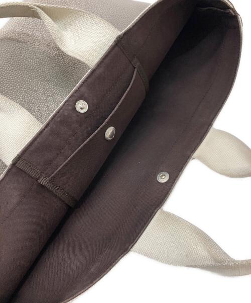 Herve Chapelier（エルベシャプリエ）Herve Chapelier (エルベシャプリエ) リュクス舟型トートL ベージュの古着・服飾アイテム