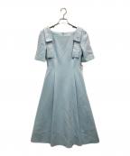 CELFORDセルフォード）の古着「ショルダーリボンワンピース」｜ブルー