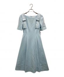 CELFORD（セルフォード）の古着「ショルダーリボンワンピース」｜ブルー