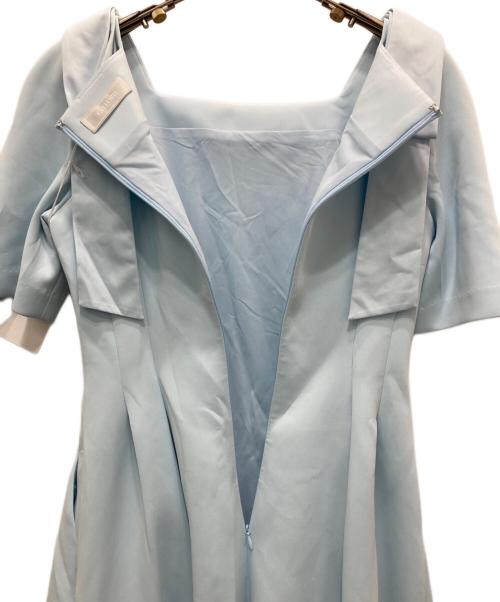 CELFORD（セルフォード）CELFORD (セルフォード) ショルダーリボンワンピース ブルー サイズ:36の古着・服飾アイテム